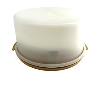 Vintage Tupperware Cake Taker Carrier w Elevated Tray Dome 1256-3 1866-2